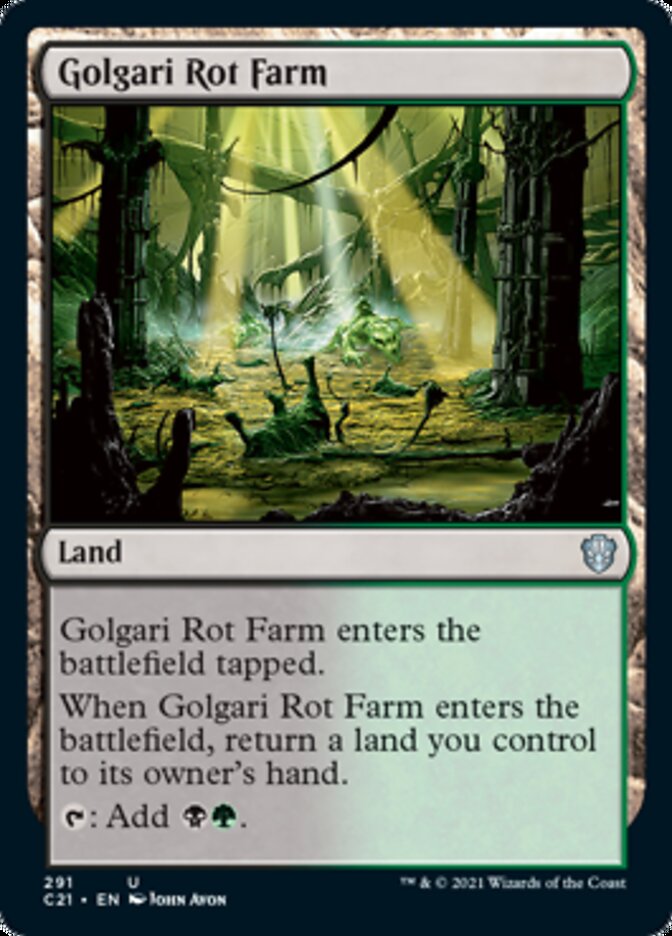 Golgari Rot Farm [Commander 2021] | Tabernacle Games
