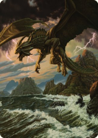 Ancient Bronze Dragon Art Card (03) [Commander Legends: Battle for Baldur's Gate Art Series] | Tabernacle Games