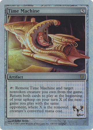 Time Machine (Alternate Foil) [Unhinged] | Tabernacle Games