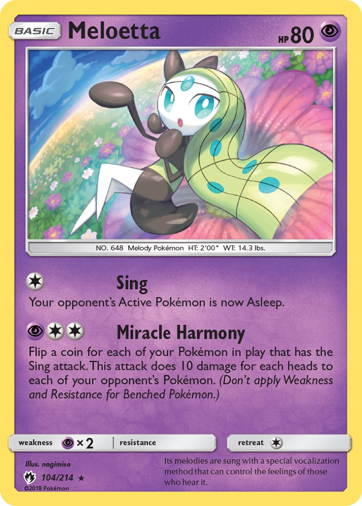 Meloetta (104/214) [Sun & Moon: Lost Thunder] | Tabernacle Games