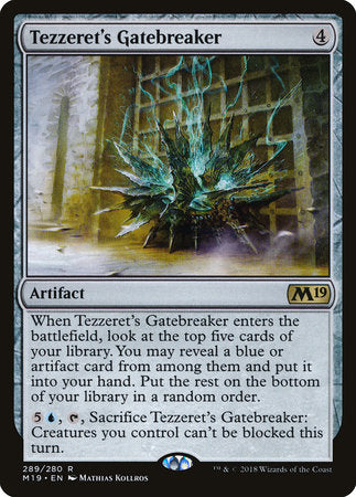 Tezzeret's Gatebreaker [Core Set 2019] | Tabernacle Games