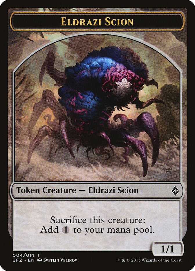 Eldrazi Scion (004/014) [Battle for Zendikar Tokens] | Tabernacle Games