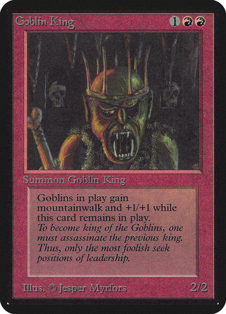 Goblin King [Limited Edition Alpha] | Tabernacle Games