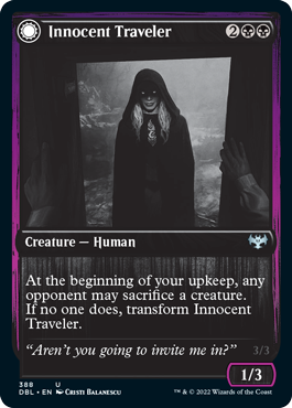 Innocent Traveler // Malicious Invader [Innistrad: Double Feature] | Tabernacle Games