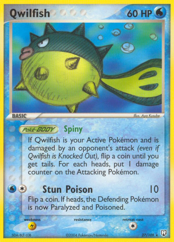 Qwilfish (27/109) [EX: Team Rocket Returns] | Tabernacle Games