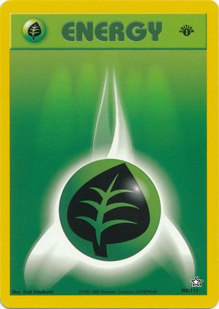 Grass Energy (108/111) [Neo Genesis Unlimited] | Tabernacle Games