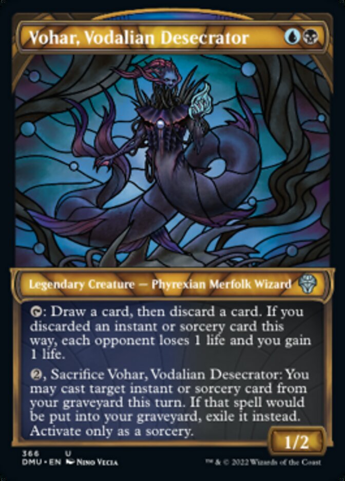 Vohar, Vodalian Desecrator (Showcase Textured) [Dominaria United] | Tabernacle Games