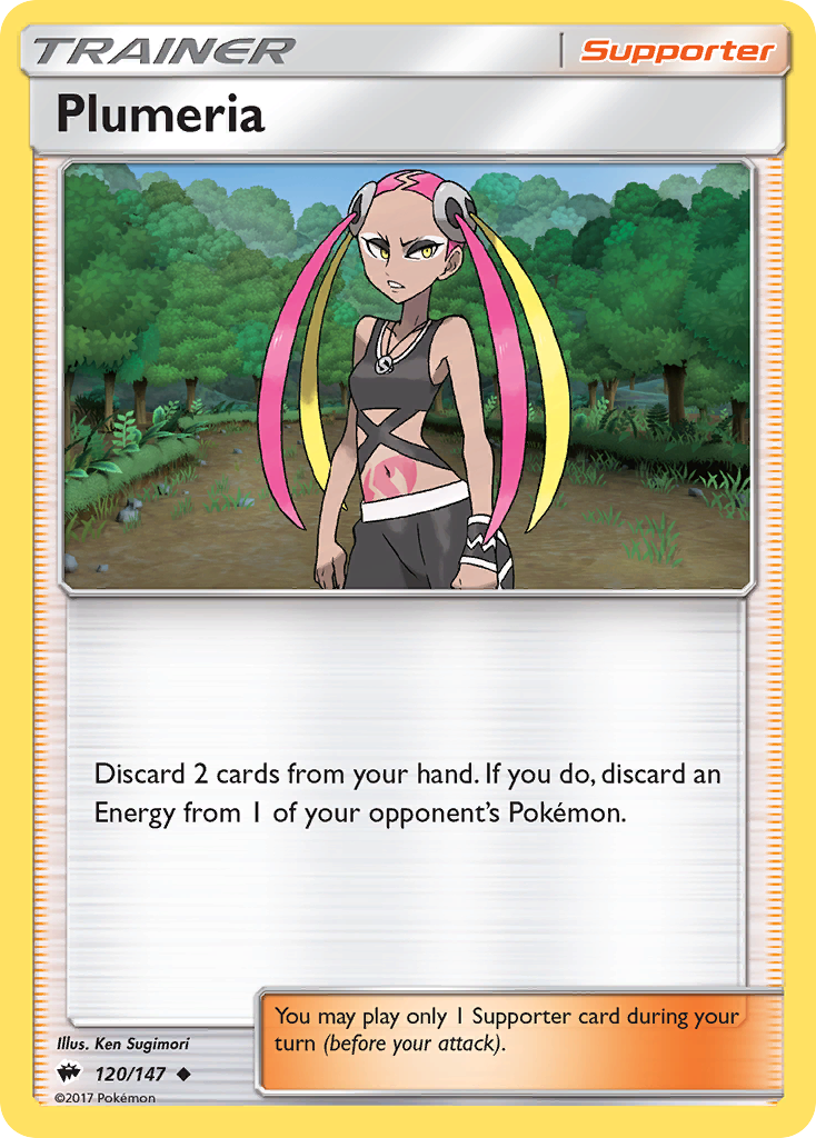 Plumeria (120/147) [Sun & Moon: Burning Shadows] | Tabernacle Games