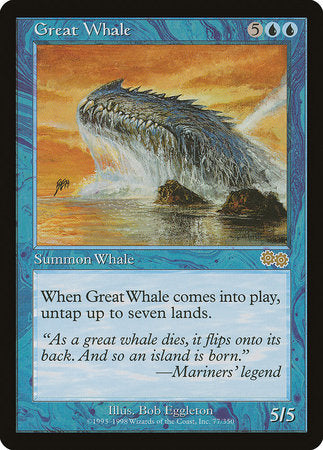 Great Whale [Urza's Saga] | Tabernacle Games