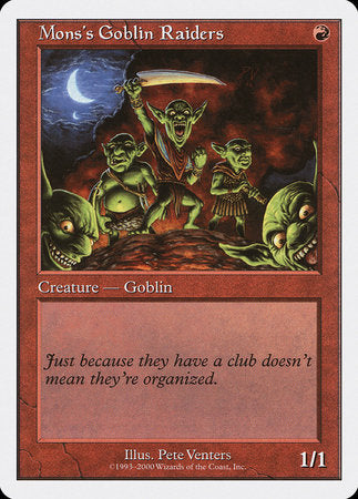 Mons's Goblin Raiders [Starter 2000] | Tabernacle Games