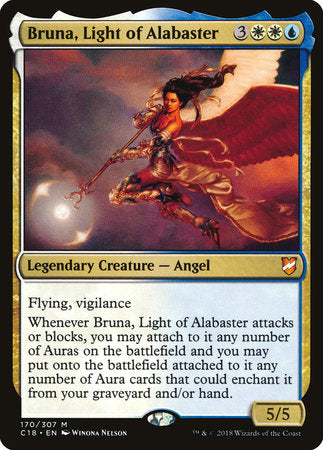 Bruna, Light of Alabaster [Commander 2018] | Tabernacle Games