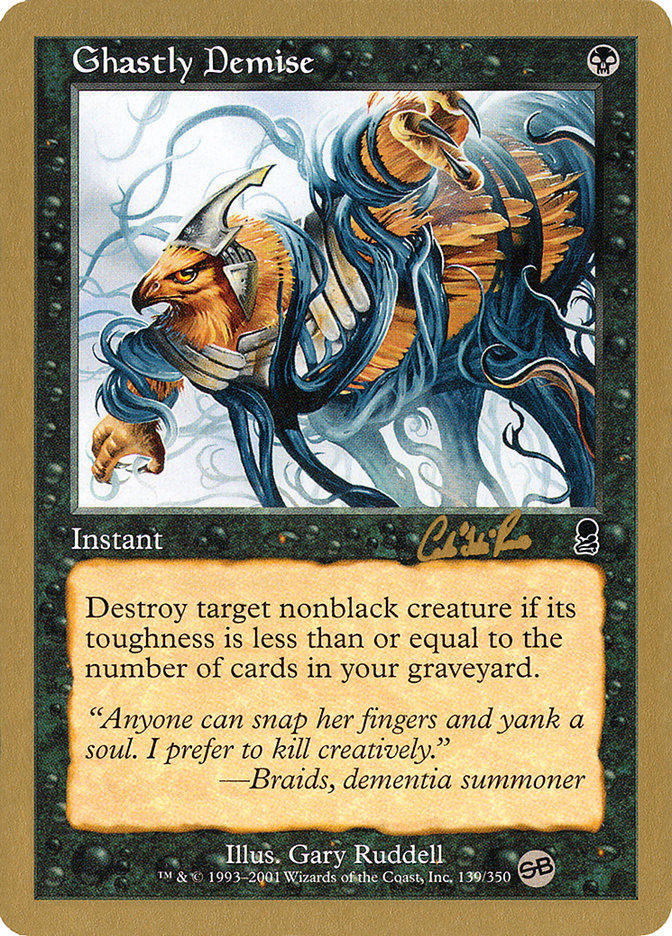 Ghastly Demise (Carlos Romao) (SB) [World Championship Decks 2002] | Tabernacle Games