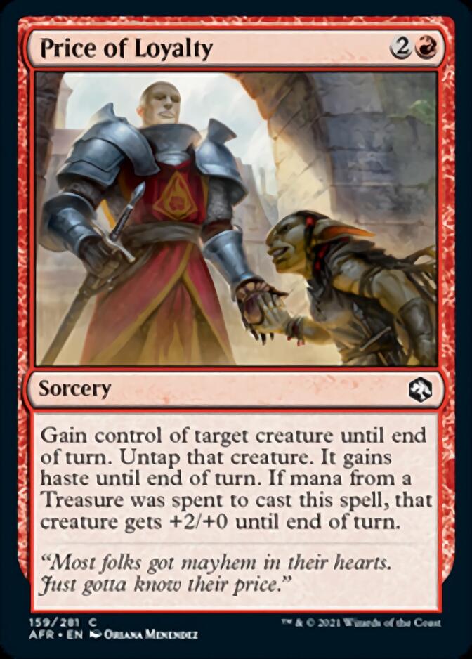 Price of Loyalty [Dungeons & Dragons: Adventures in the Forgotten Realms] | Tabernacle Games