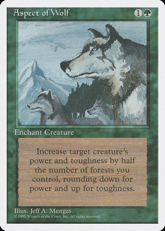 Aspect of Wolf [Fourth Edition] | Tabernacle Games