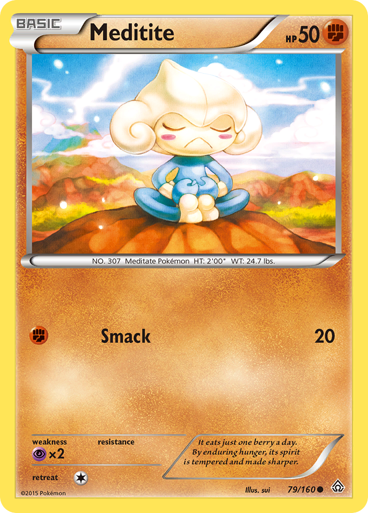 Meditite (79/160) [XY: Primal Clash] | Tabernacle Games