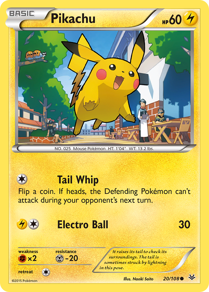 Pikachu (20/108) [XY: Roaring Skies] | Tabernacle Games