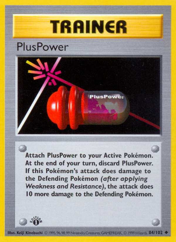 PlusPower (84/102) (Shadowless) [Base Set 1st Edition] | Tabernacle Games