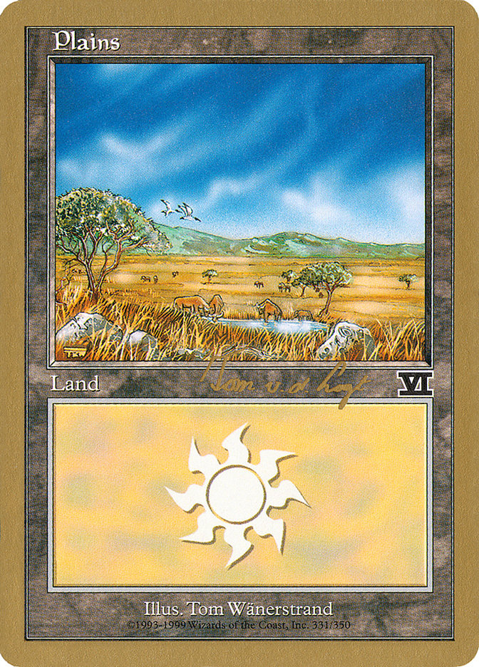 Plains (tvdl331) (Tom van de Logt) [World Championship Decks 2000] | Tabernacle Games