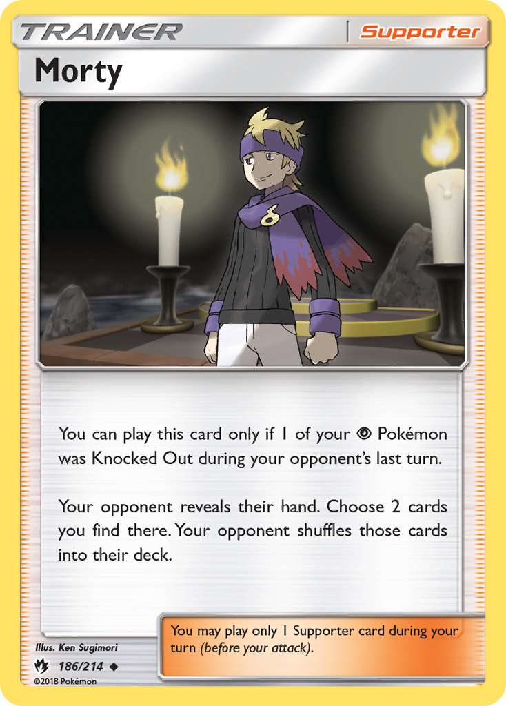 Morty (186/214) [Sun & Moon: Lost Thunder] | Tabernacle Games