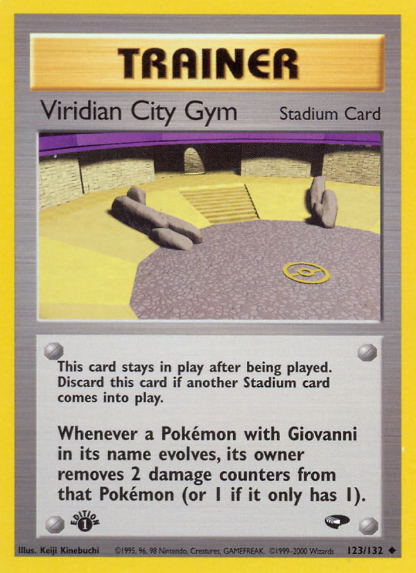 Viridian City Gym (123/132) [Gym Challenge 1st Edition] | Tabernacle Games