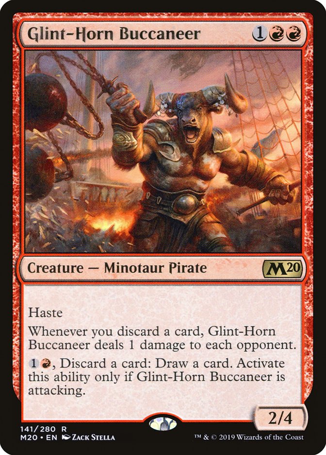 Glint-Horn Buccaneer [Core Set 2020] | Tabernacle Games