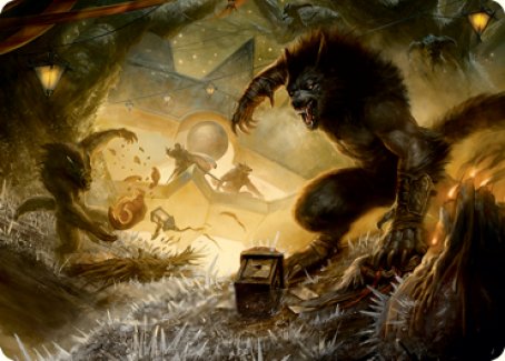 Storm the Festival Art Card [Innistrad: Midnight Hunt Art Series] | Tabernacle Games