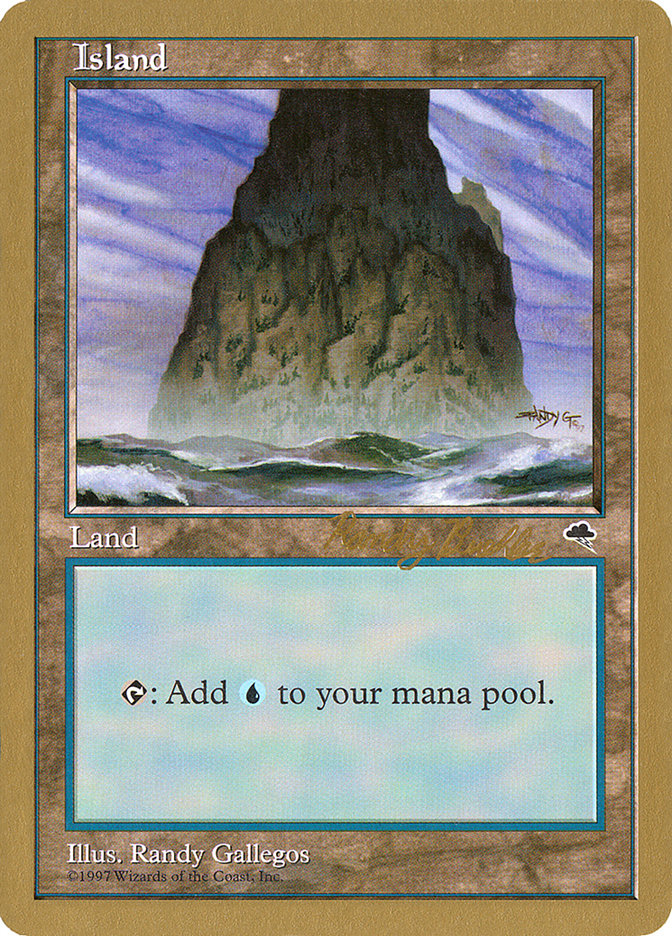 Island (rb337) (Randy Buehler) [World Championship Decks 1998] | Tabernacle Games