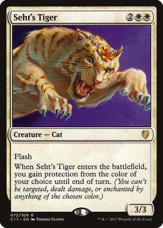 Seht's Tiger [Commander 2017] | Tabernacle Games