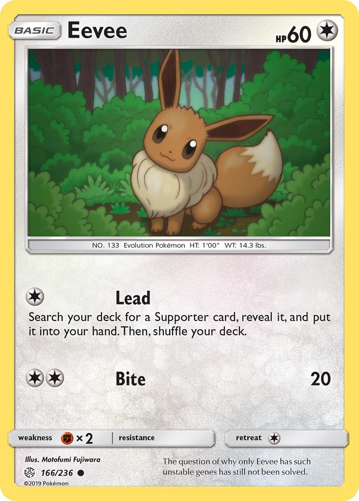 Eevee (166/236) [Sun & Moon: Cosmic Eclipse] | Tabernacle Games