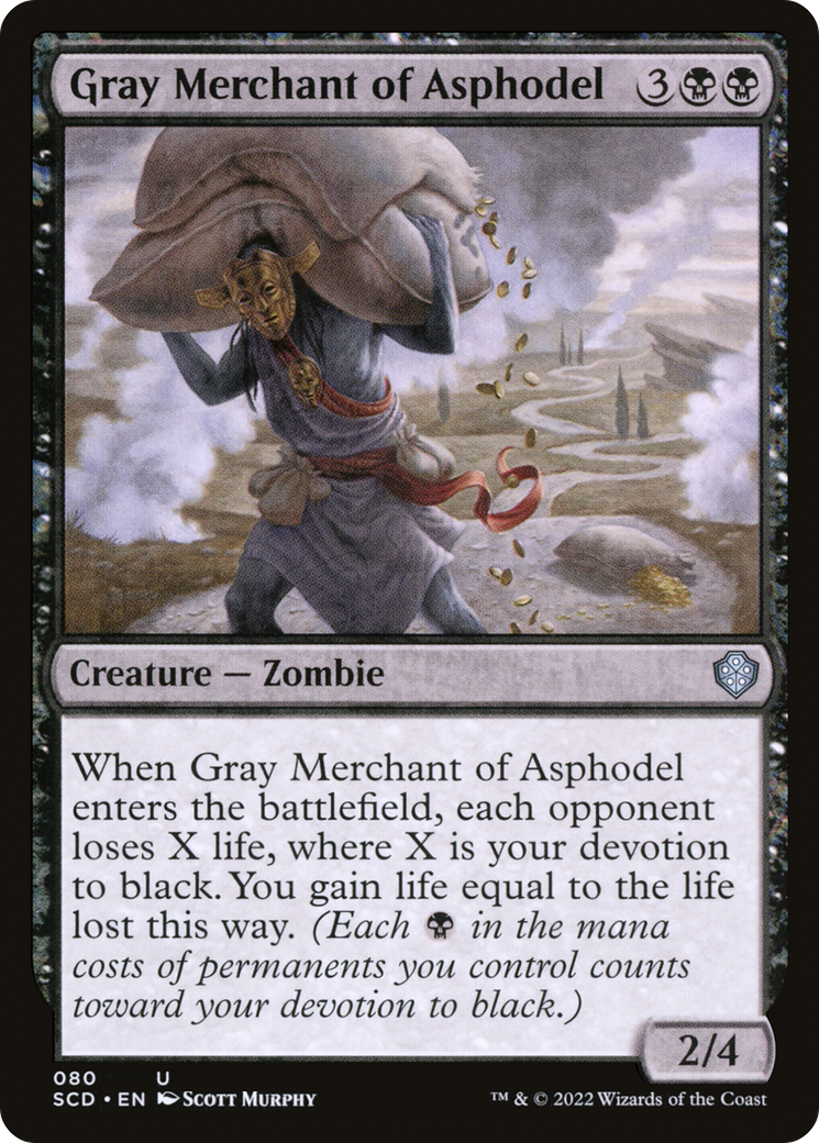 Gray Merchant of Asphodel [Starter Commander Decks] | Tabernacle Games