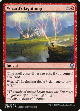 Wizard's Lightning [Dominaria] | Tabernacle Games