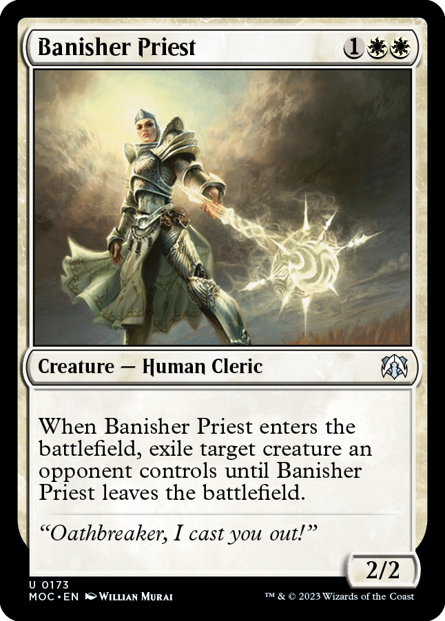 Banisher Priest [March of the Machine Commander] | Tabernacle Games