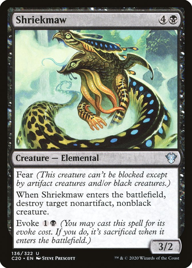 Shriekmaw [Commander 2020] | Tabernacle Games