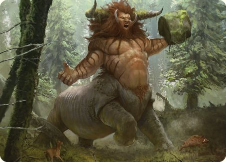 Stonehoof Chieftain Art Card [Commander Masters Art Series] | Tabernacle Games