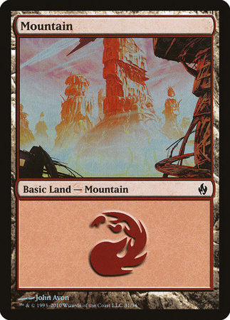 Mountain (31) [Premium Deck Series: Fire and Lightning] | Tabernacle Games