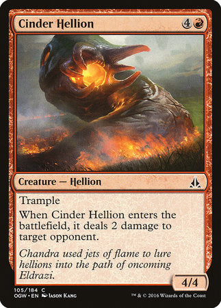 Cinder Hellion [Oath of the Gatewatch] | Tabernacle Games