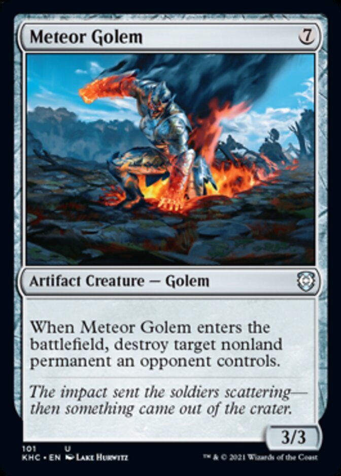 Meteor Golem [Kaldheim Commander] | Tabernacle Games