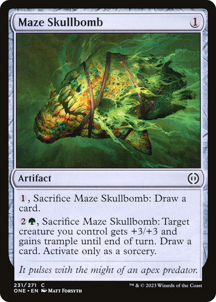 Maze Skullbomb [Phyrexia: All Will Be One] | Tabernacle Games