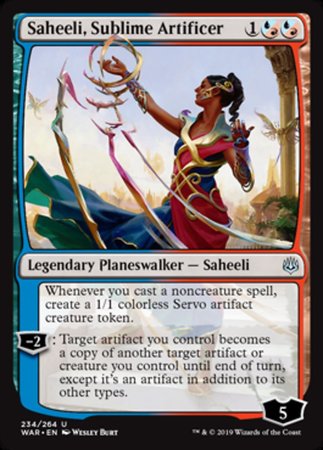 Saheeli, Sublime Artificer [War of the Spark] | Tabernacle Games