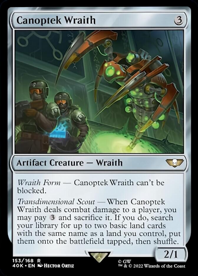 Canoptek Wraith (Surge Foil) [Universes Beyond: Warhammer 40,000] | Tabernacle Games