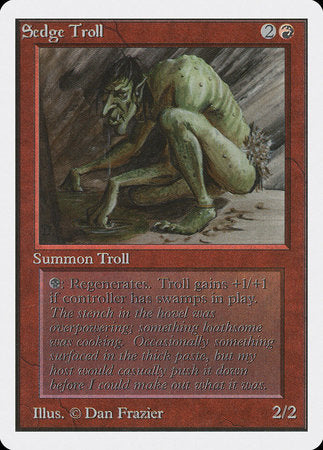Sedge Troll [Unlimited Edition] | Tabernacle Games