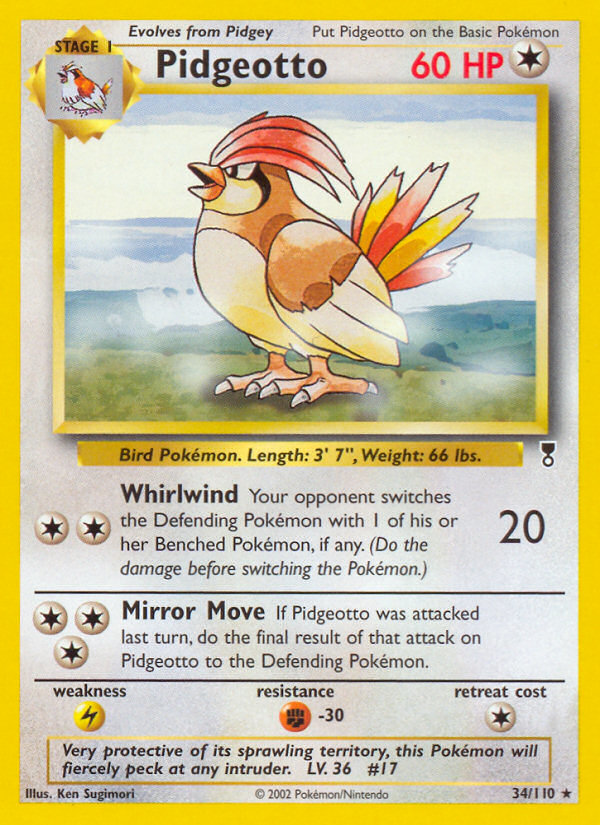 Pidgeotto (34/110) [Legendary Collection] | Tabernacle Games