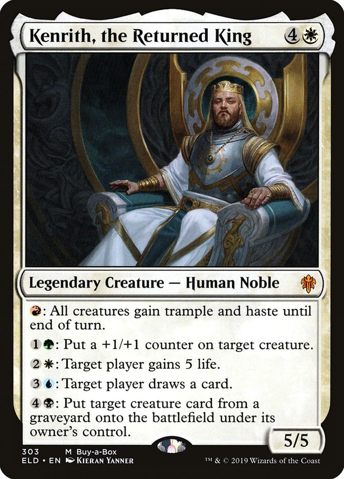 Kenrith, the Returned King (Buy-A-Box) [Throne of Eldraine Promos] | Tabernacle Games
