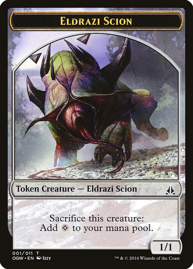 Eldrazi Scion (001/011) [Oath of the Gatewatch Tokens] | Tabernacle Games