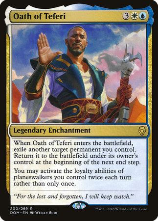 Oath of Teferi [Dominaria] | Tabernacle Games