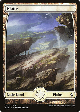 Plains (251) - Full Art [Battle for Zendikar] | Tabernacle Games