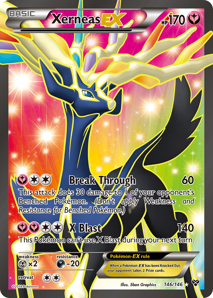 Xerneas EX (146/146) [XY: Base Set] | Tabernacle Games