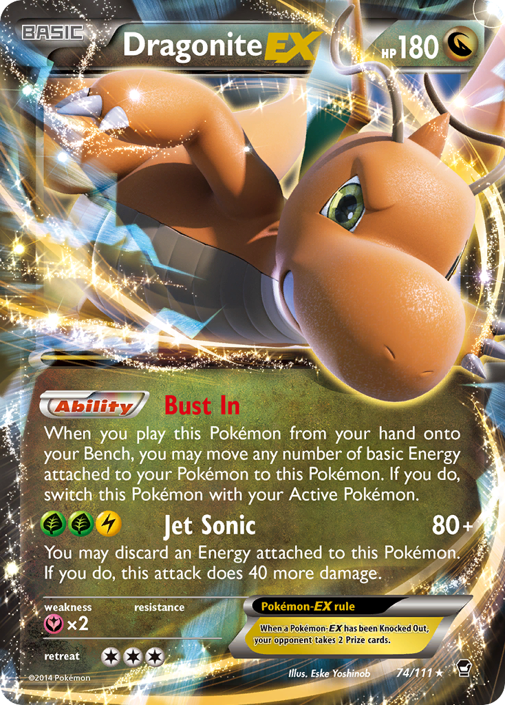 Dragonite EX (74/111) [XY: Furious Fists] | Tabernacle Games