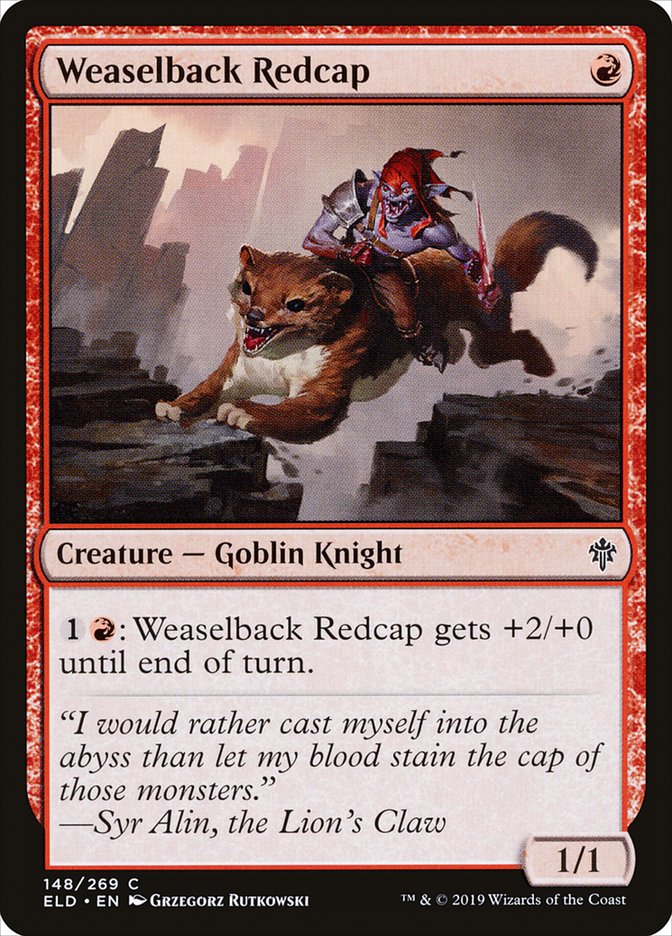 Weaselback Redcap [Throne of Eldraine] | Tabernacle Games