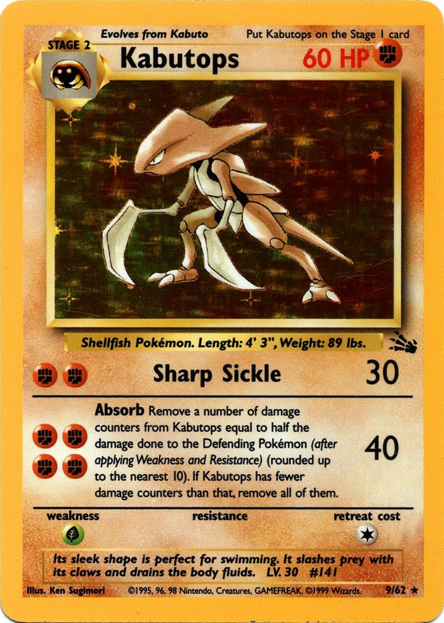 Kabutops (9/62) [Fossil Unlimited] | Tabernacle Games